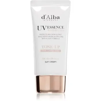 d'Alba Waterfull Pink Correcting Tone-Up Sun Cream crema de soare pentru fata pentru luminozitate si hidratare