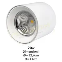 Fomsi – Spot Led aplicat 5200 20w/4000k *TV 0,25ron