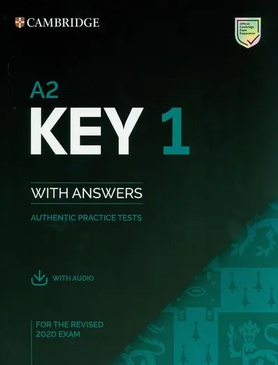 A2 Key 1, Student's Book with Answers with Audio - Paperback brosat
