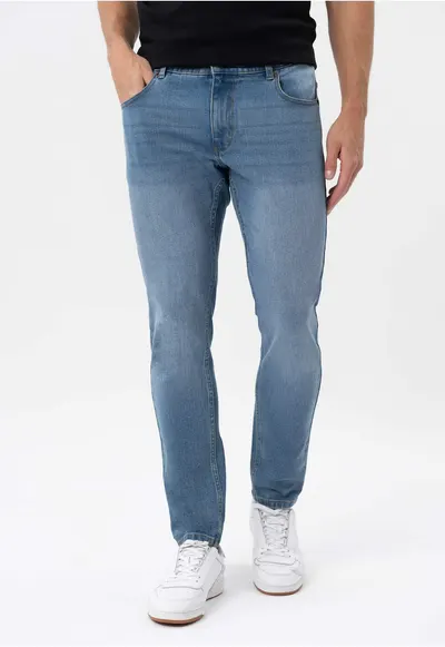 Blugi barbati - Slim Fit - 5 buzunare - D-Dexter 53 - albastru - Albastru