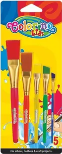 Pensule pentru pictură Colorino Kids – Jumbo, 5 buc.