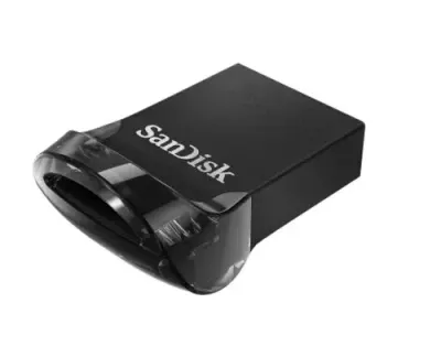 Stick USB SanDisk Ultra Fit, 32GB, USB 3.1 (Negru)