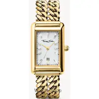 Ceas Thomas&nbsp;Sabo Thomas Sabo WA0429-291-207 Ladies Watch Rectangular Gold-Colored 22mm 3ATM