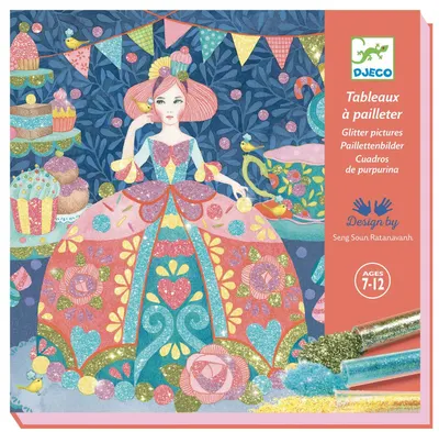 Set de desen cu brocart Djeco Daydream