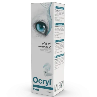 Solutie oftalmica sterila pentru curatare, Caini & Pisici, Ocryl, 135 ml