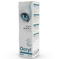 Solutie oftalmica sterila pentru curatare, Caini & Pisici, Ocryl, 135 ml