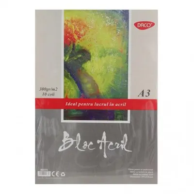Bloc Acril DACO A3 300g 10 file - BD331