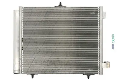 Condensator climatizare (cu uscator) potrivit DS DS 3; CITROEN C2, C2 ENTERPRISE, C3 C3 ORIGIN III, C3 AIRCROSS II, C3 I, C3 II, C3 II HATCHBACK, C3 III, C3 PLURIEL, C4 CACTUS, DS3 1.0-1.6D 02.02