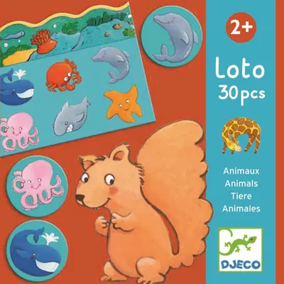 Loto educativ Djeco - Animale