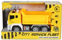 Jucărie pentru copii Moni Toys - Basculantă, galbenă, 1:12