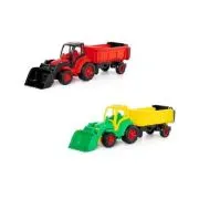 Tractor cu Incarcator + Remorca -Champion, 86x22x26 cm