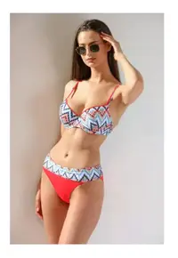 Chiloti costum de baie DS618 imprimat-