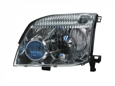 Far stanga (H4, electric, cu motoras, fundal negru albastru) NISSAN X-TRAIL