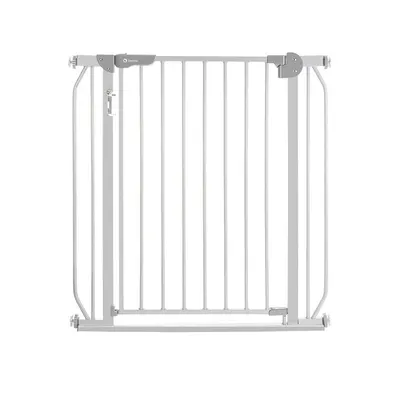 Poarta de siguranta, Lionelo, Truus Slim Led, Prin presiune, Cu lumina Led cu senzor, 105 cm, Conform cu standardul european de securitate EN1930, Gri