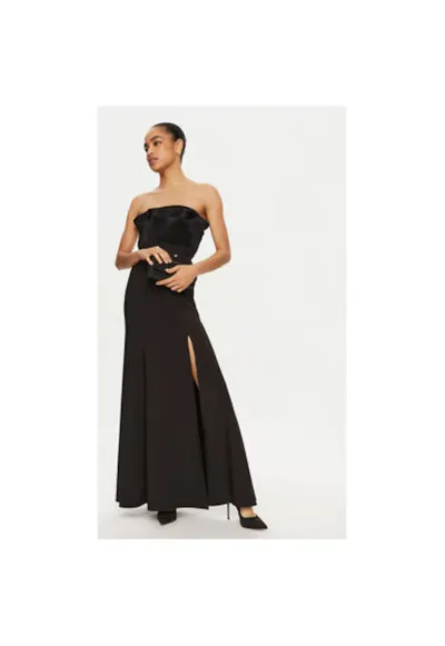 Rochie dama - 305015600 - Poliester - Negru - Negru