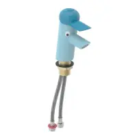 Baterie lavoar copii monocomanda, albastru ocean, pipa fixa 8,5 cm, Geberit Bambini