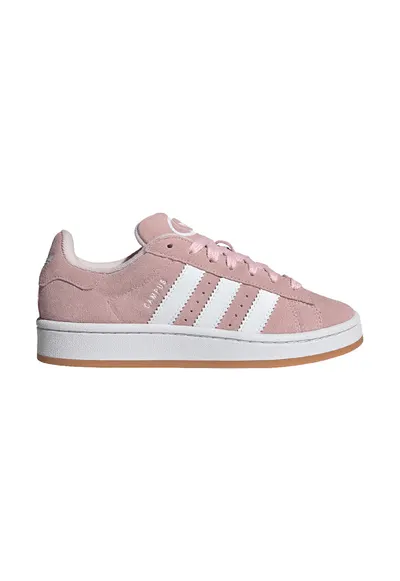 Pantofi sport Campus 00s din piele intoarsa cu garnituri sintetice - Alb/Roz somon