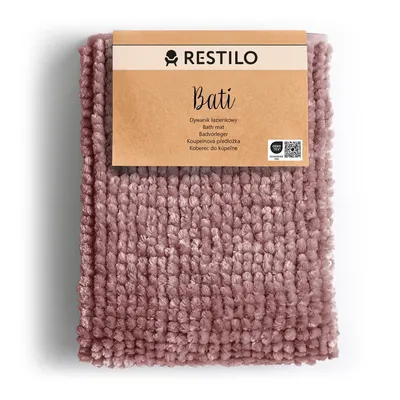 Covoraș de baie roz 60x90 cm Bati – Restilo