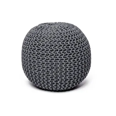 Puf Bonami Essentials, gri închis
