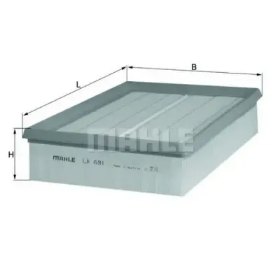 Filtru aer MAHLE ORIGINAL LX 691