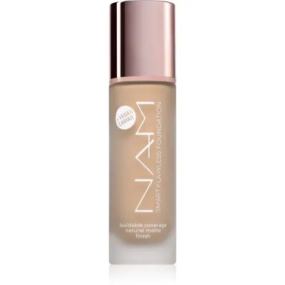 NAM Smart Flawless machiaj matifiant de lungă durată culoare 7 Warm Beige 30 ml