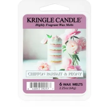 Kringle Candle Chiffon Parfait & Peony ceară pentru aromatizator