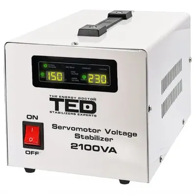 Stabilizator tensiune 2100VA 1.2KW ServoMotor, TED