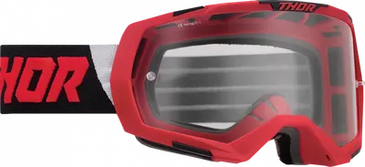 Ochelari cross atv Thor Regiment, lentila clara, culoare rosu negru