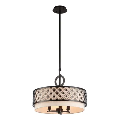 Lampa suspendata House Venera,3 x E14, 230V, D.46cm,H.35 cm,Maro inchis