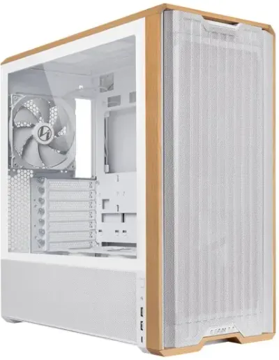 Carcasa Lian Li Lancool 217 INF LAN217INFW, Mid Tower, 7 sloturi expansiune, Sticla securizata, HUB FAN inclus (Alb)