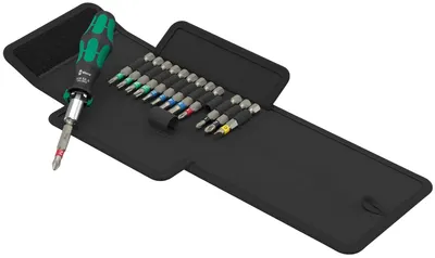 Set șurubelniță cu biți Wera - Kraftform Kompakt 838, RA S Set 1, 14 piese