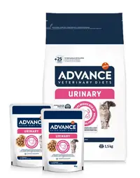 Advance Veterinary Diets Cat Urinary 1.5 kg + 2x Advance Veterinary Diets Cat Urinary, 85 g