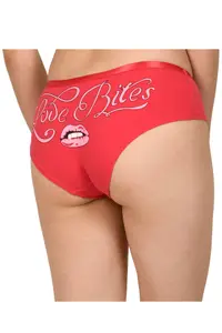 Boxeri bumbac cu imprimeu LOVE BITES, Lemila (Culoare: Negru, Marime chilot: L)