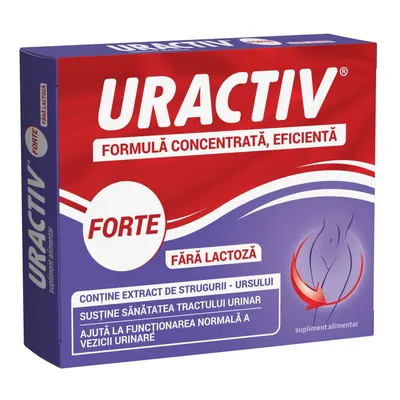 Uractiv Forte fara lactoza, Terapia | 10 capsule