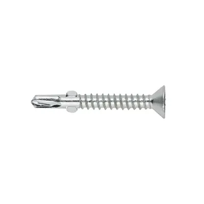 Surub Autoforant Cap Inecat Urechi pentru Lemn Sub Metal, Otel Zincat-4.8 x 45