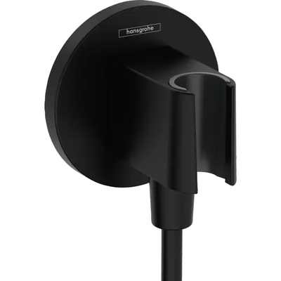 Suport para dus negru mat Hansgrohe Fixfit S 26888670