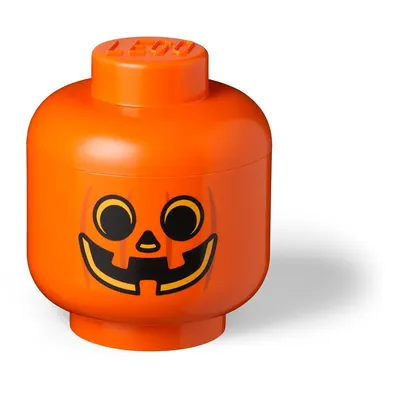 Cutie depozitare LEGO® Pumpkin Head L, portocaliu
