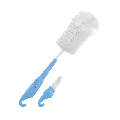 Periuță pentru curățarea biberonului Lorelli Baby Care - Albastră