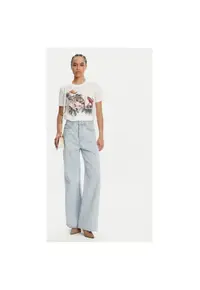 Tricou dama 78PAHA01 CJ700 - Bumbac - Alb - Alb
