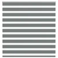Gossi jaluzea tip zebra gri inchis latime tesatura 135,9 cm poliester