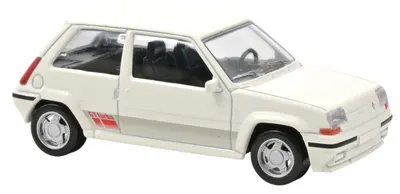 Model de colecție NOREV Modern: Automobile - Renault SuperCinq GT Turbo Ph II 1988 White Jet-car