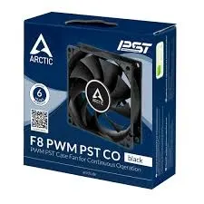 Ventilator ARCTIC F8 PWM PST Black, 80mm
