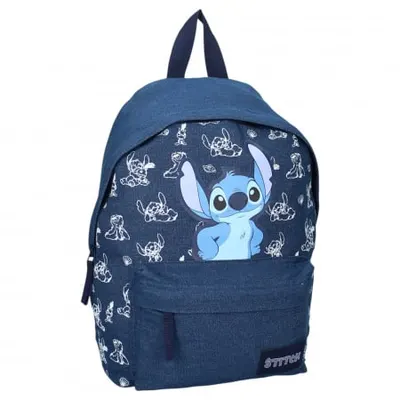 Rucsac pentru copii, 37x25,7x12 cm, bretele intarite si ajustabile, multicolor, Denim Revival, Stitch Engros
