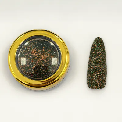 Glitter Unghii Nailsup Cupru cu Verde