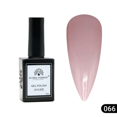 Oja semipermanentă Global Fashion, Gel polish Elite Glow 15 ml, 66 Engros