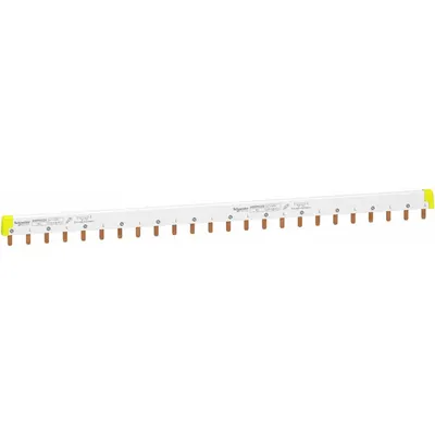 Pieptene 1L+N inclinare 18 mm, 24 Module, 100 A Schneider A9XPH224