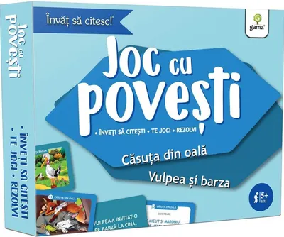 Joc cu povesti. Căsuța din oală • Vulpea și barza