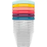 Babymoov Bowls Multicolor castron cu capac Color 6x180 ml