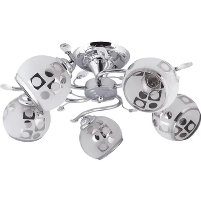 Lustra Luminita Crom+Crom 5xE27 60W
