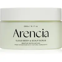 Arencia Fresh Cloud Geranium & Primrose crema delicata pentru exfoliere pentru corp si par 260 g